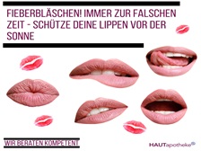 Herpes labialis – Fieberbläschen
